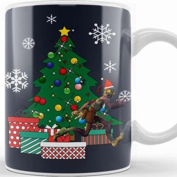 Baskı Dükkanı Abe Oddysee Around The Christmas Tree Kupa