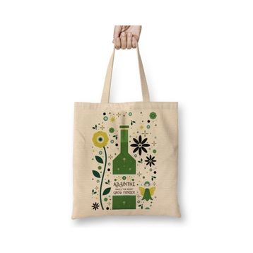 Baskı Dükkanı Absinthe Yeşil Peri Bez Çanta