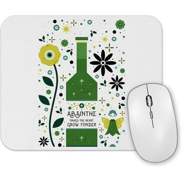 Baskı Dükkanı Absinthe Yeşil Peri Mouse Pad