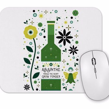 Baskı Dükkanı Absinthe Yeşil Peri Mouse Pad