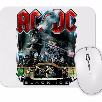 Baskı Dükkanı Ac Dc Black Ice Mouse Pad