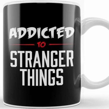 Baskı Dükkanı Addicted To Stranger Things Kupa