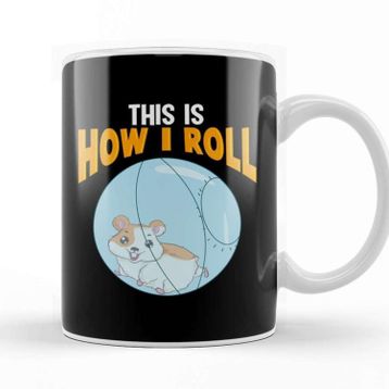 Baskı Dükkanı Adorable This İs How I Roll Hamster Pun Kupa