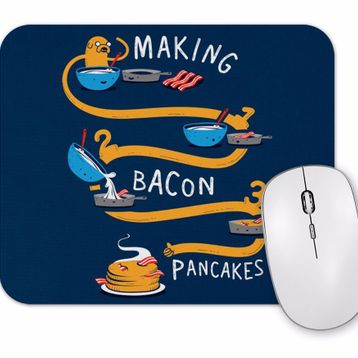 Baskı Dükkanı Adventure Time Bacon Pancakes 012 Mouse Pad