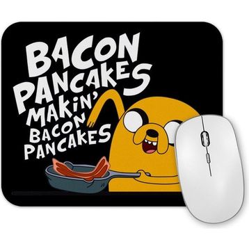 Baskı Dükkanı Adventure Time Bacon Pancakes Mouse Pad