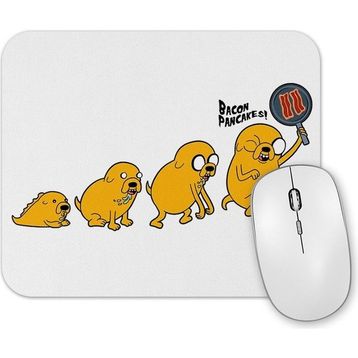 Baskı Dükkanı Adventure Time Bacon Pancakes Mouse Pad