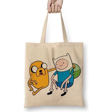 Baskı Dükkanı Adventure Time Bez Çanta
