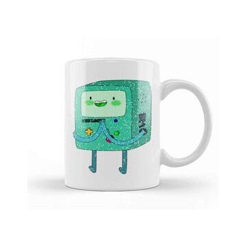 Baskı Dükkanı Adventure Time Bmo and Snow Kupa