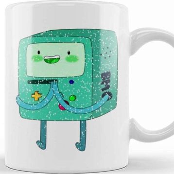 Baskı Dükkanı Adventure Time Bmo and Snow Kupa