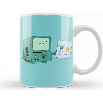 Baskı Dükkanı Adventure Time Bmo The Painter Kupa