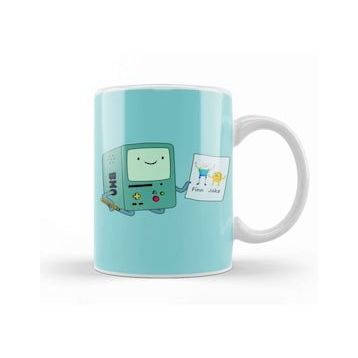 Baskı Dükkanı Adventure Time Bmo The Painter Kupa