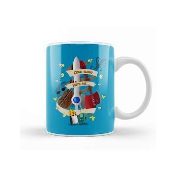 Baskı Dükkanı Adventure Time Come Along with Me Kupa