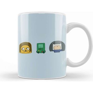 Baskı Dükkanı Adventure Time in Space Without Text 01 Kupa