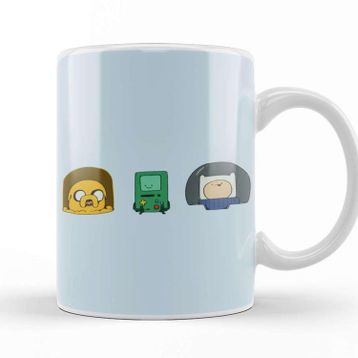 Baskı Dükkanı Adventure Time in Space Without Text 01 Kupa