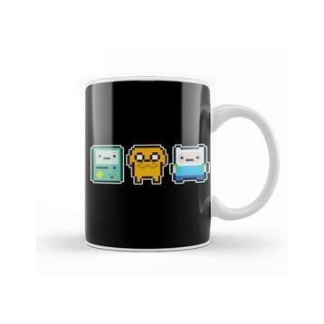 Baskı Dükkanı Adventure Time Pixel Art Kupa