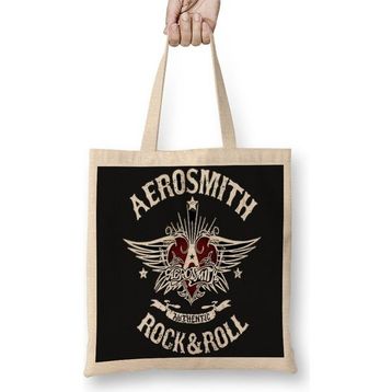 Baskı Dükkanı Aerosmith Bez Çanta