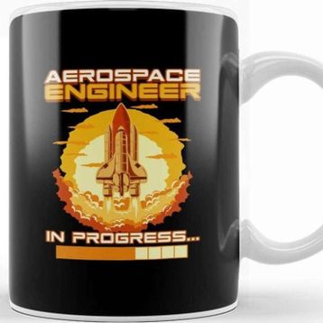 Baskı Dükkanı Aerospace Engineer in Progress Spaceship Launch Kupa