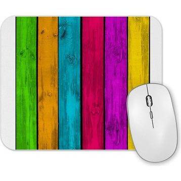 Baskı Dükkanı Ahşabın Renkleri Mouse Pad