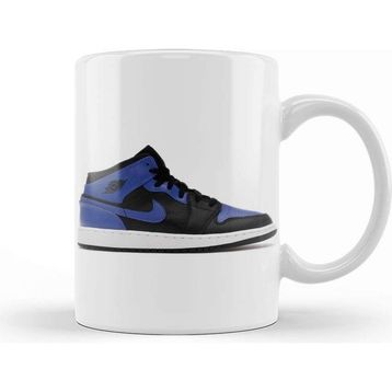 Baskı Dükkanı Air Jordan 1 Mid Hyper Royal Kupa