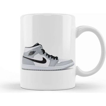 Baskı Dükkanı Air Jordan 1 Mid Smoke Grey Kupa