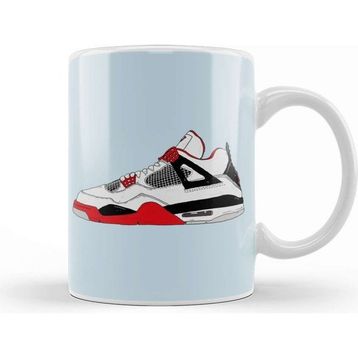 Baskı Dükkanı Air Jordan 3 White Cement Kupa