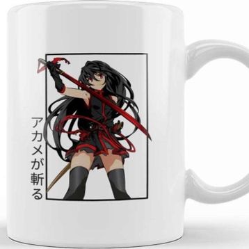 Baskı Dükkanı Akame Ga Kill 01 Kupa Bardak