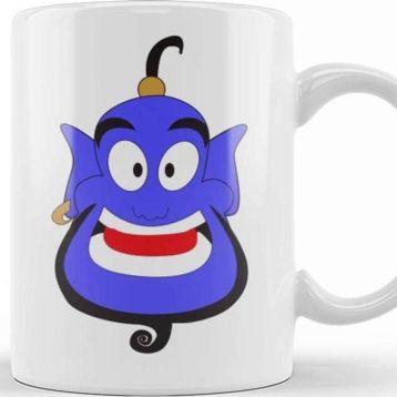 Baskı Dükkanı Aladdin Genie Kupa Bardak