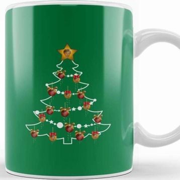 Baskı Dükkanı Alan Partridge Christmas Tree Baubles Kupa