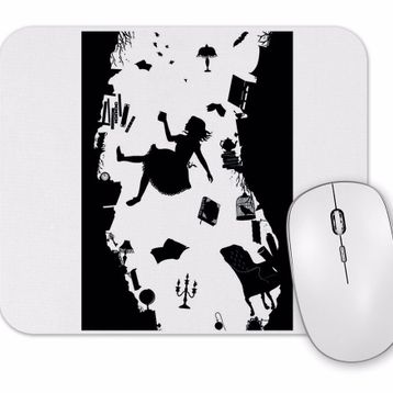 Baskı Dükkanı Alice Down Mouse Pad