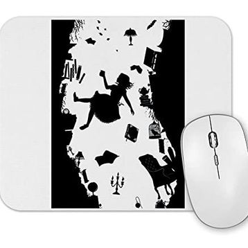 Baskı Dükkanı Alice Down Mouse Pad