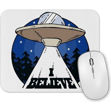 Baskı Dükkanı Alien Believe Uzaylı Mouse Pad
