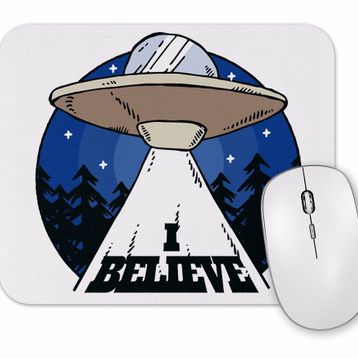 Baskı Dükkanı Alien Believe Uzaylı Mouse Pad