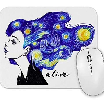 Baskı Dükkanı Alive Vincent Van Gogh Mouse Pad