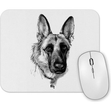 Baskı Dükkanı Alman Kurdu Pug Köpek Mouse Pad
