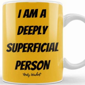 Baskı Dükkanı Andy Warhol Quotes Gift Kupa