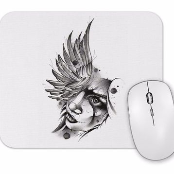 Baskı Dükkanı Angel Sketch Mouse Pad