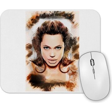 Baskı Dükkanı Angelina Jolie Mouse Pad