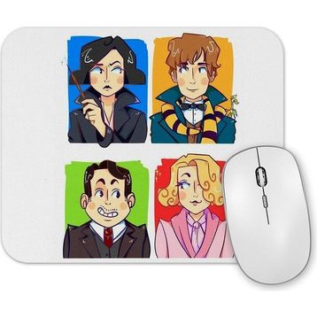 Baskı Dükkanı Animais Fantasticos Mouse Pad