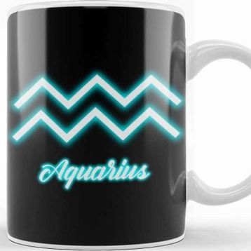 Baskı Dükkanı Aquarius Zodiac Sign Kupa