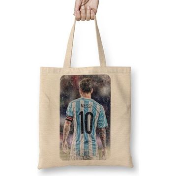Baskı Dükkanı Argentina De Messi Bez Çanta