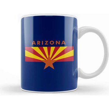 Baskı Dükkanı Arizona State Flag Kupa