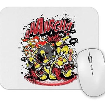 Baskı Dükkanı Arrgh Boliche Cartoon Mouse Pad