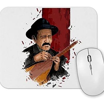 Baskı Dükkanı Aşık Veysel İllustrasyon Mouse Pad