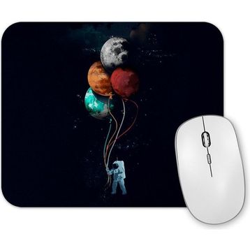 Baskı Dükkanı Astronaut Balonlu Mouse Pad