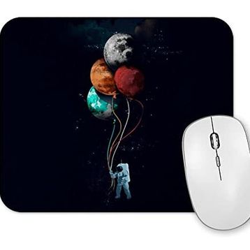 Baskı Dükkanı Astronaut Balonlu Mouse Pad