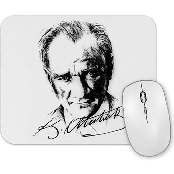 Baskı Dükkanı Atatürk İmzalı 1 Mouse Pad