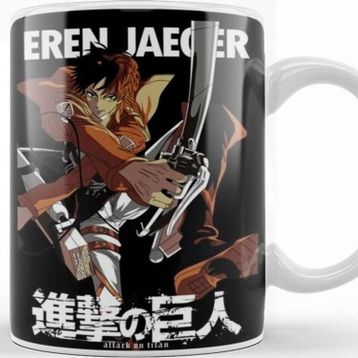 Baskı Dükkanı Attack On Titan 1 Eren Jaeger Edition Kupa