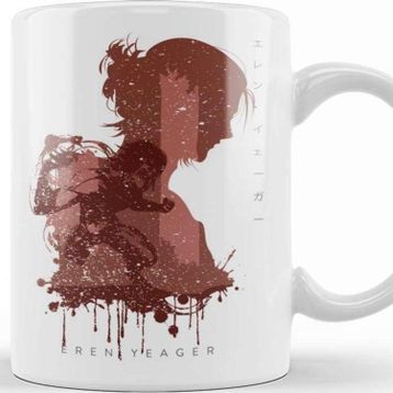 Baskı Dükkanı Attack On Titan Attack Titan Minimalist Kupa