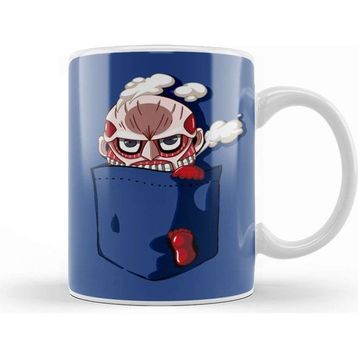 Baskı Dükkanı Attack On Titan Colossal Pocket Kupa