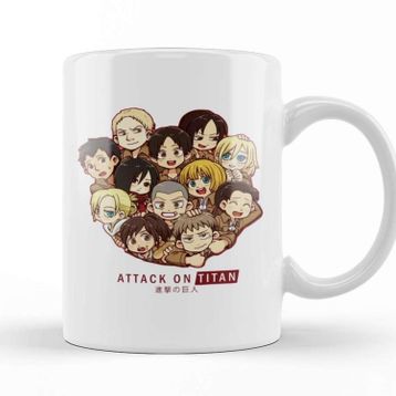 Baskı Dükkanı Attack On Titan Full Team Kupa Bardak